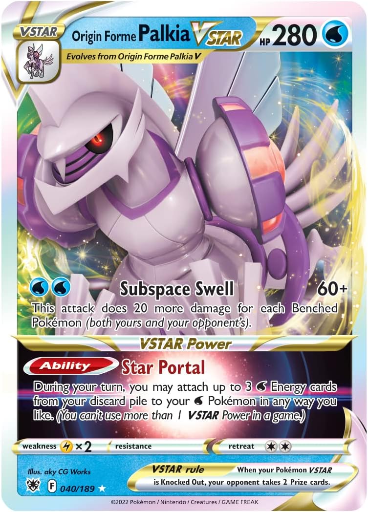 Pokémon TCG: Origin Forme Palkia VSTAR League - Baraja de Batalla