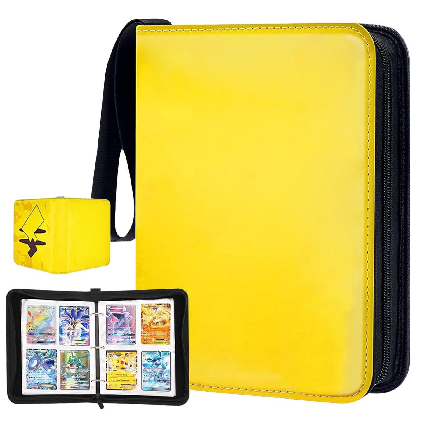 50 Páginas Carpeta de Tarjetas, Álbum para Tarjetas,Estuche Portátil Para Carpetas, Puede Contener 400 Tarjetas,El Mejor Regalo Para Coleccionistas Y Niños,Regalos De Halloween.(color)