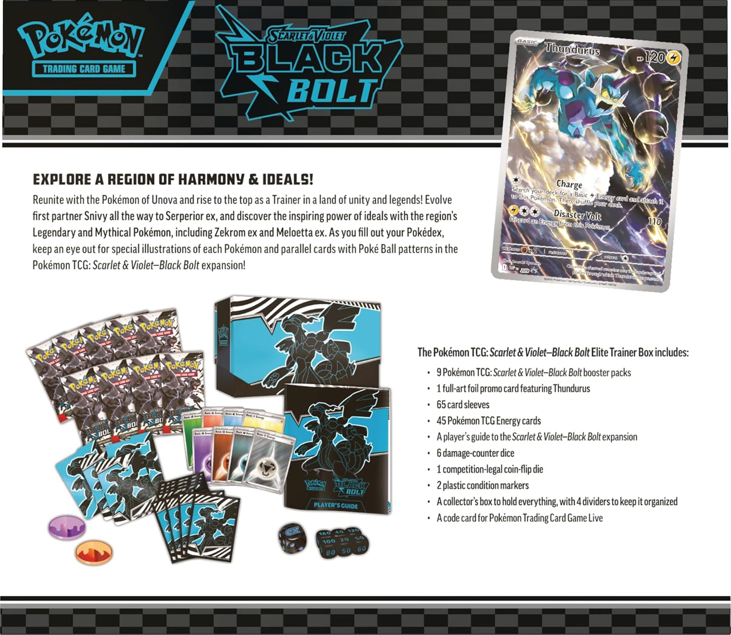 Pokémon TCG: Scarlet & Violet—Black Bolt Elite Trainer Box