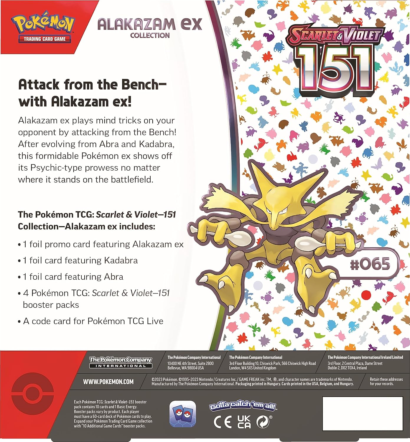 Pokémon TCG: Scarlet & Violet - 151 - Alakazam ex EN