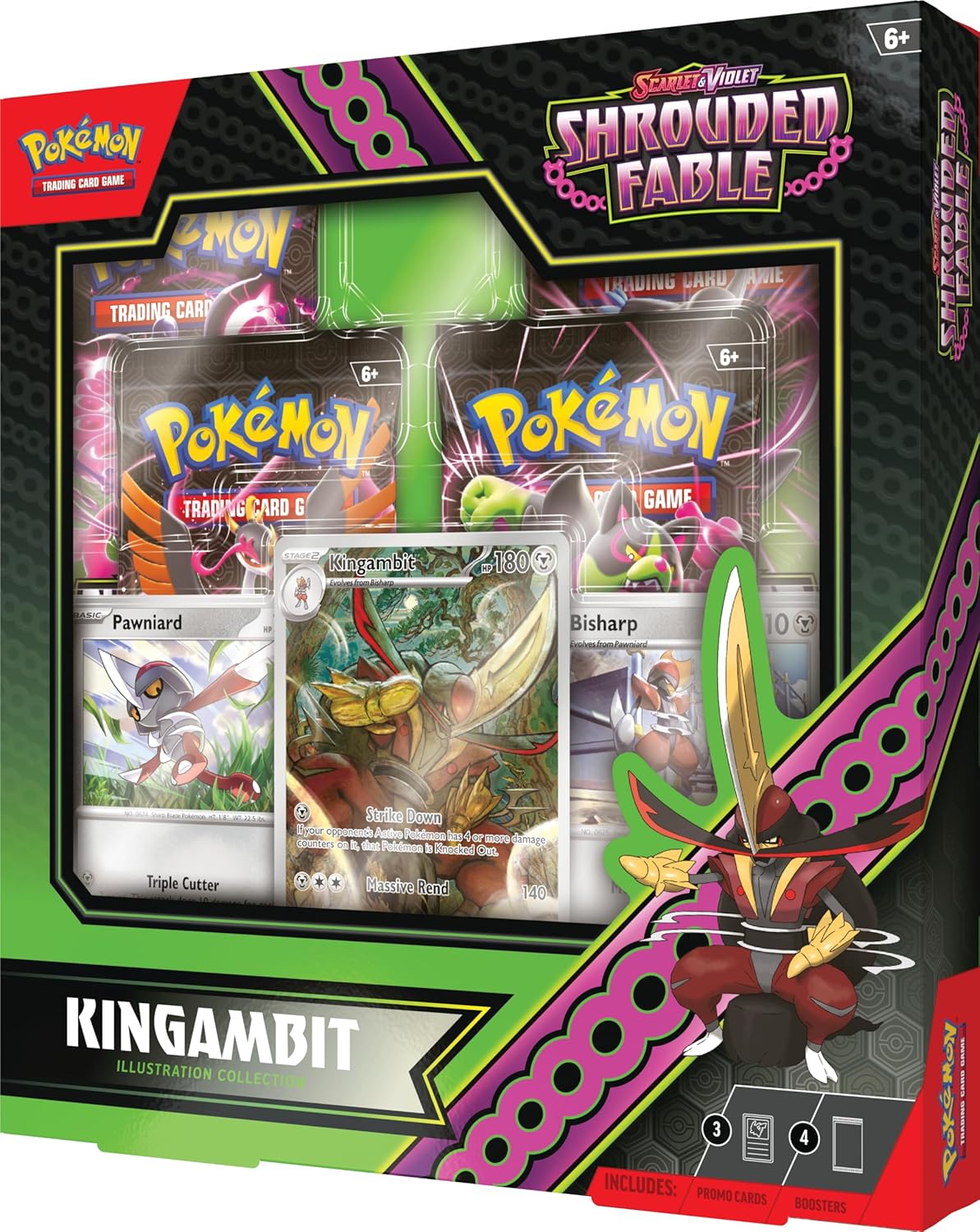 Pokémon Scarlet & Violet—Shrouded Fable Kingambit Illustration Collection