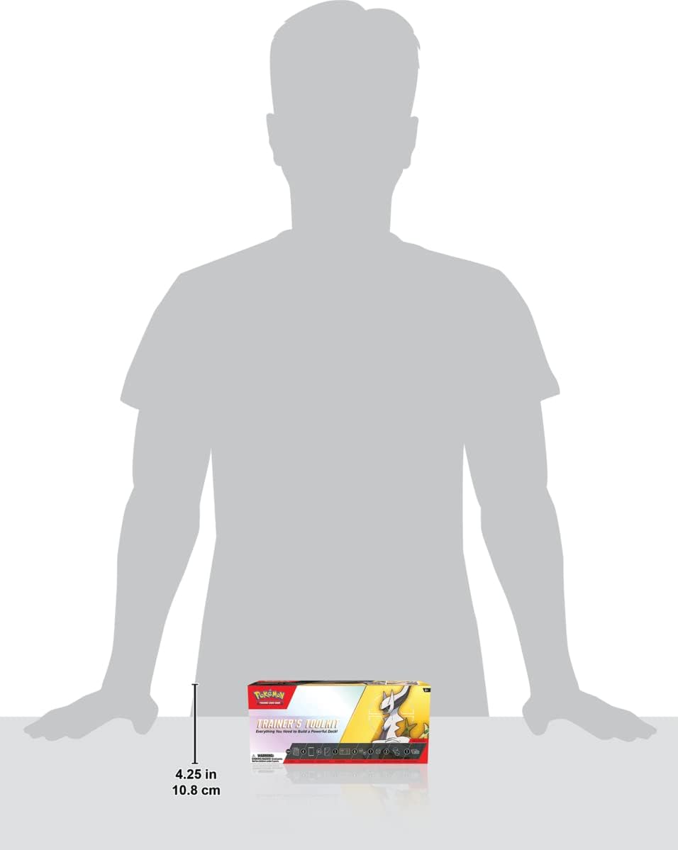 Pokemon Juego de Cartas Coleccionable TCG: Trainer's Toolkit 2023-4 Paquetes, Cartas promocionales, Accesorios