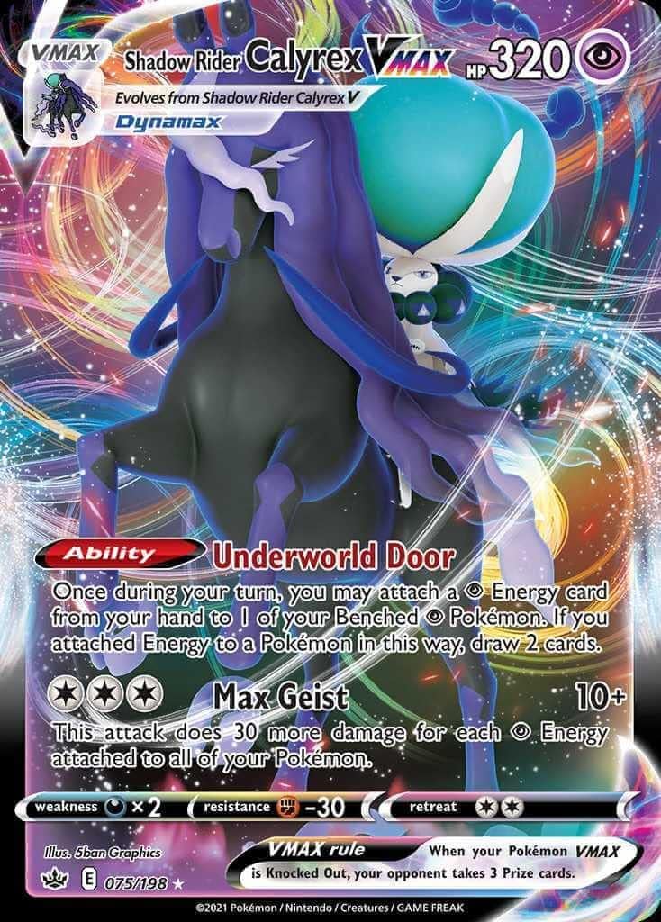 Pokemon Cartas: Shadow Rider Calyrex VMAX League Battle Deck