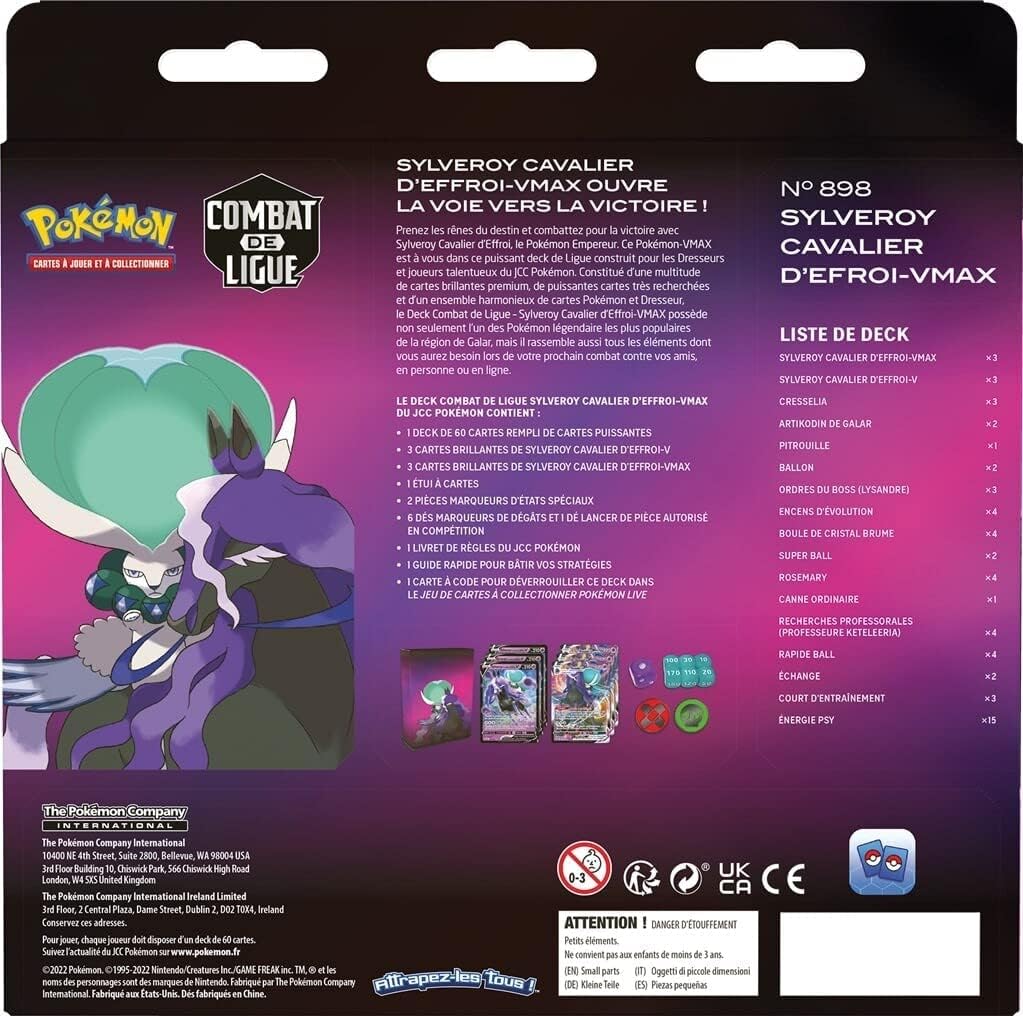 Pokemon Cartas: Shadow Rider Calyrex VMAX League Battle Deck