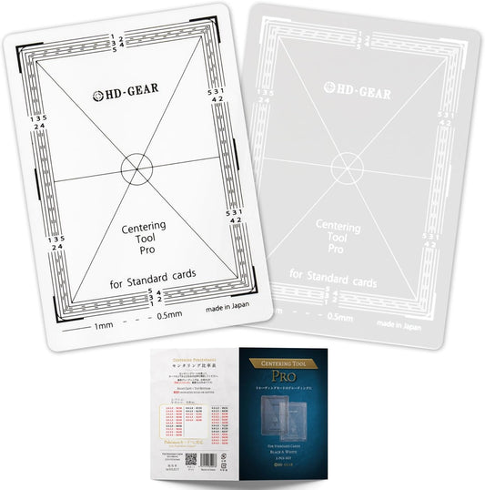HD-GEAR - Kit de clasificación de tarjetas profesional PSA Pokemon Trading Cards TCG negro y blanco juego para tarjetas de tamaño estándar
