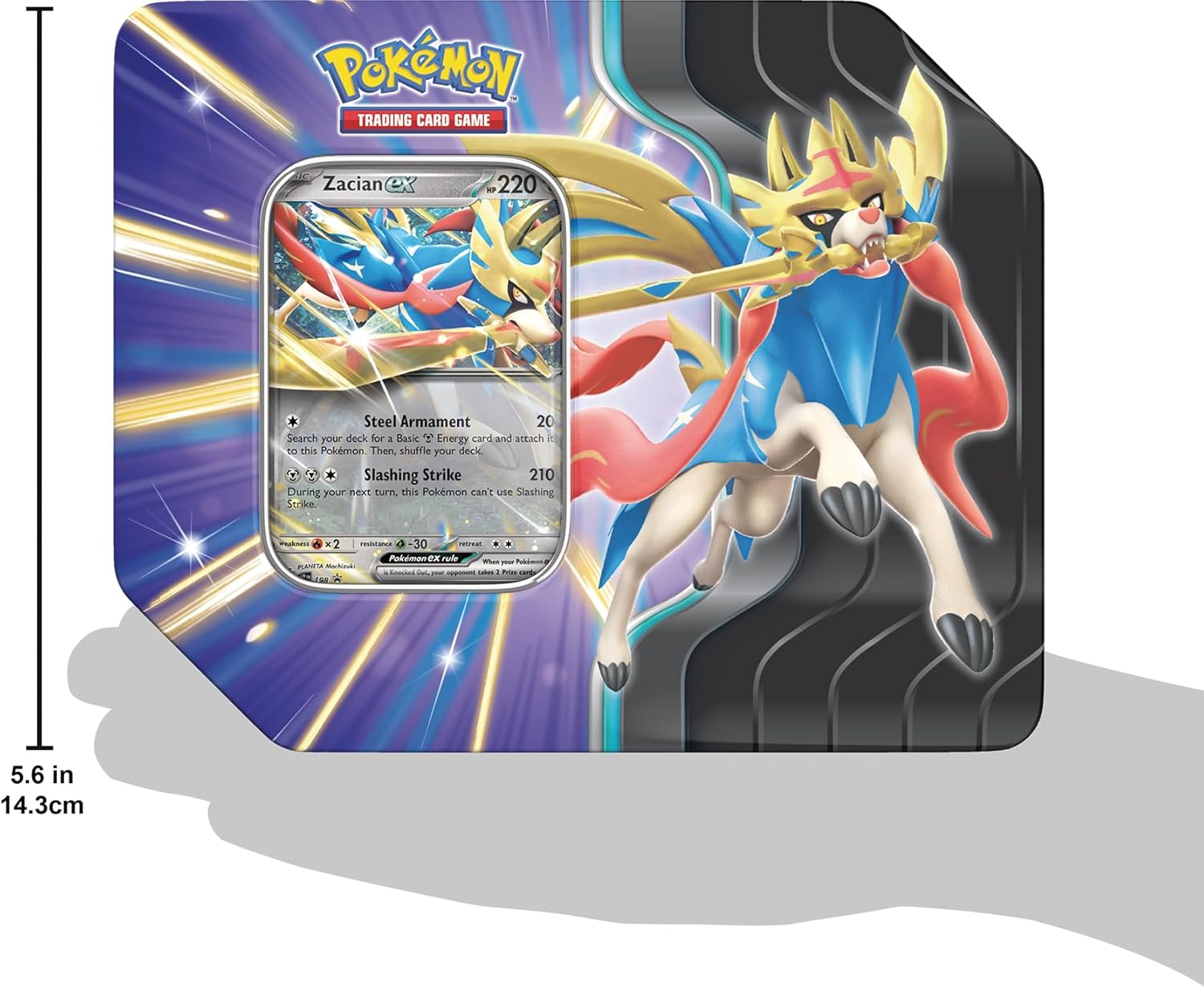 Pokémon TCG: Slashing Legends Tin - Zacian ex