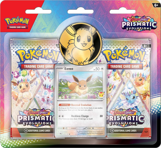 Pokémon TCG: Scarlet y Violet: Evoluciones prismáticas, blíster de dos sobres