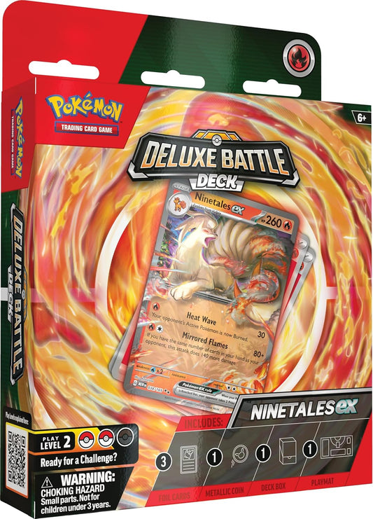 Pokémon TCG: Ninetales ex Deluxe Battle Deck (Ready-to-Play 60-Card Deck & Accessories)