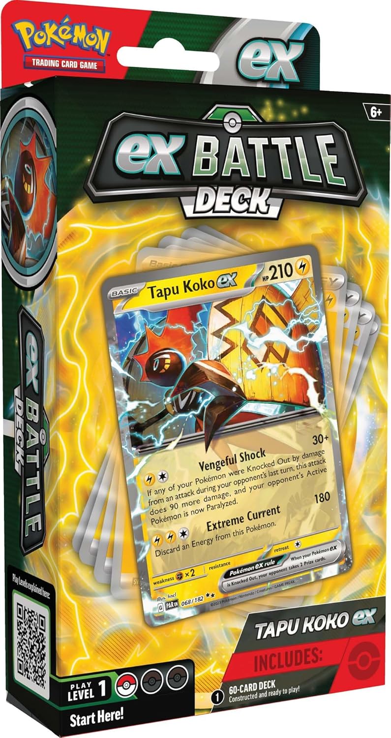 Pokémon TCG Tapu Koko ex/Iron Leaves ex Battle Deck