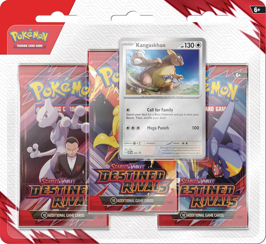 Pokémon TCG: Scarlet & Violet - Destined Rivals - 3-Pack Blister Kangaskan