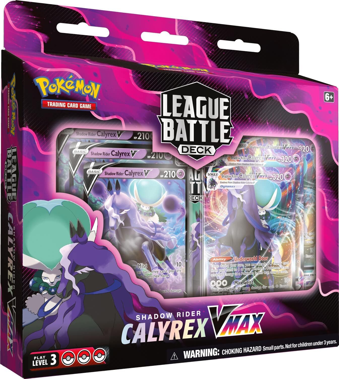 Pokemon Cartas: Shadow Rider Calyrex VMAX League Battle Deck