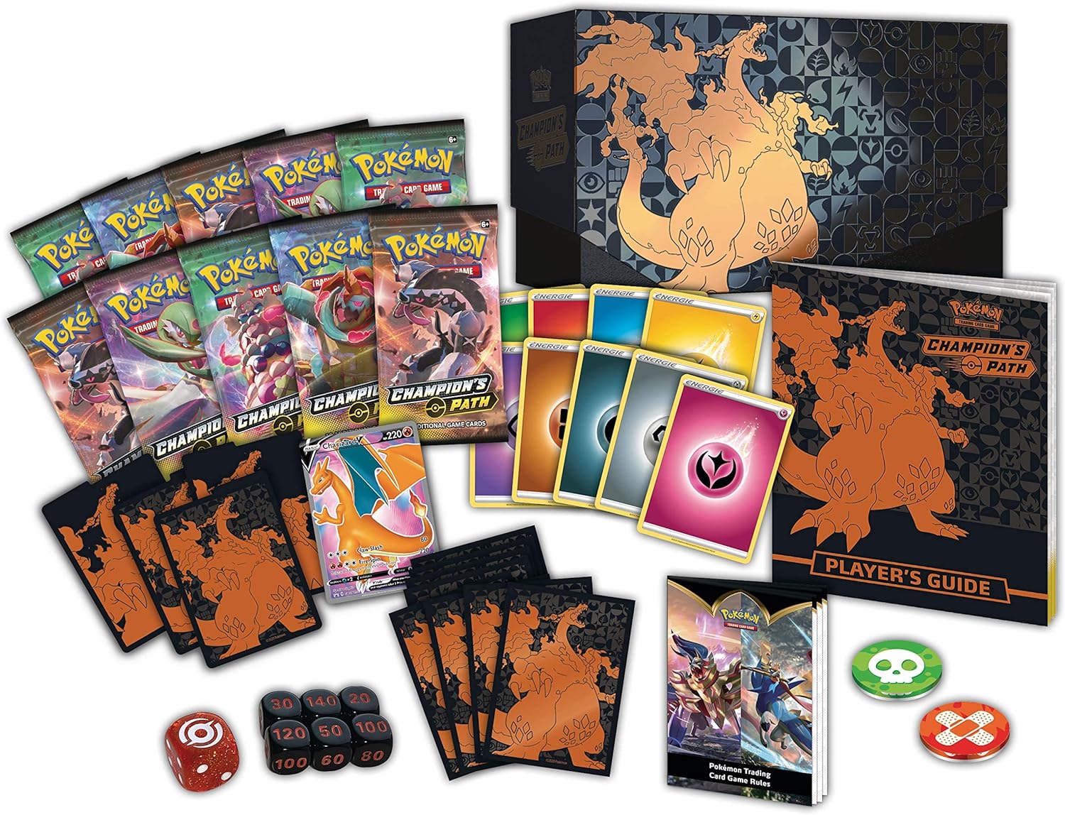 Pokemon TCG: Champion's Path Elite - Caja de Entrenador, Multicolor