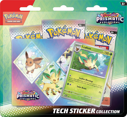 Pokémon TCG: Scarlet & Violet SV8.5 Tech Sticker Collection - Leafeon