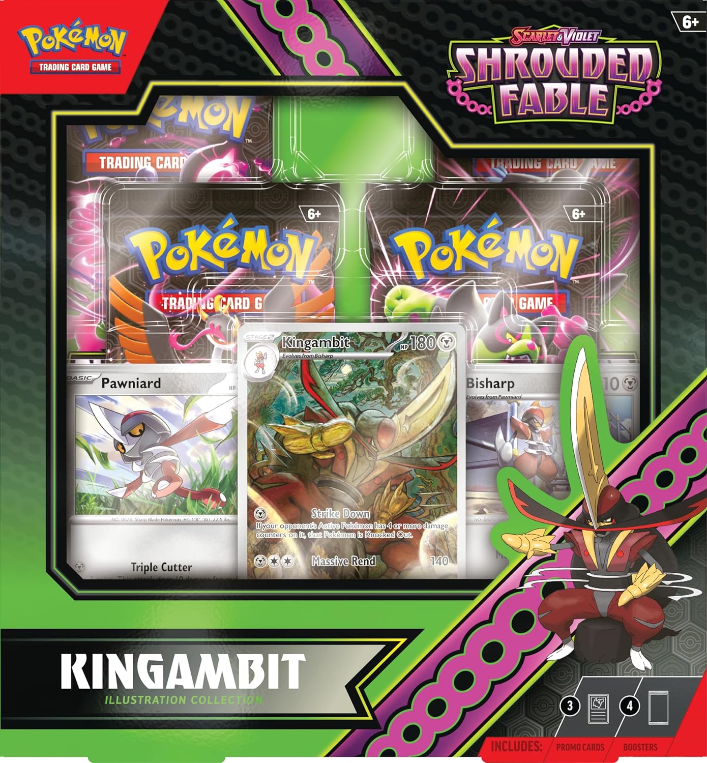 Pokémon Scarlet & Violet—Shrouded Fable Kingambit Illustration Collection