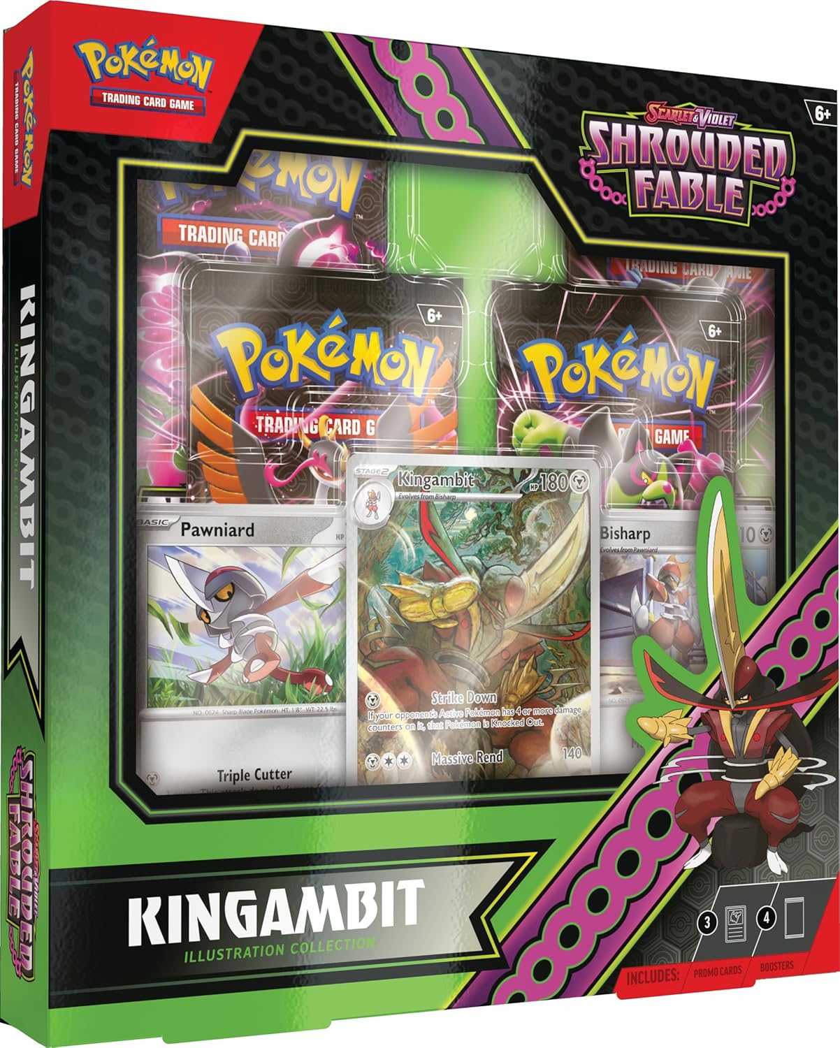 Pokémon Scarlet & Violet—Shrouded Fable Kingambit Illustration Collection